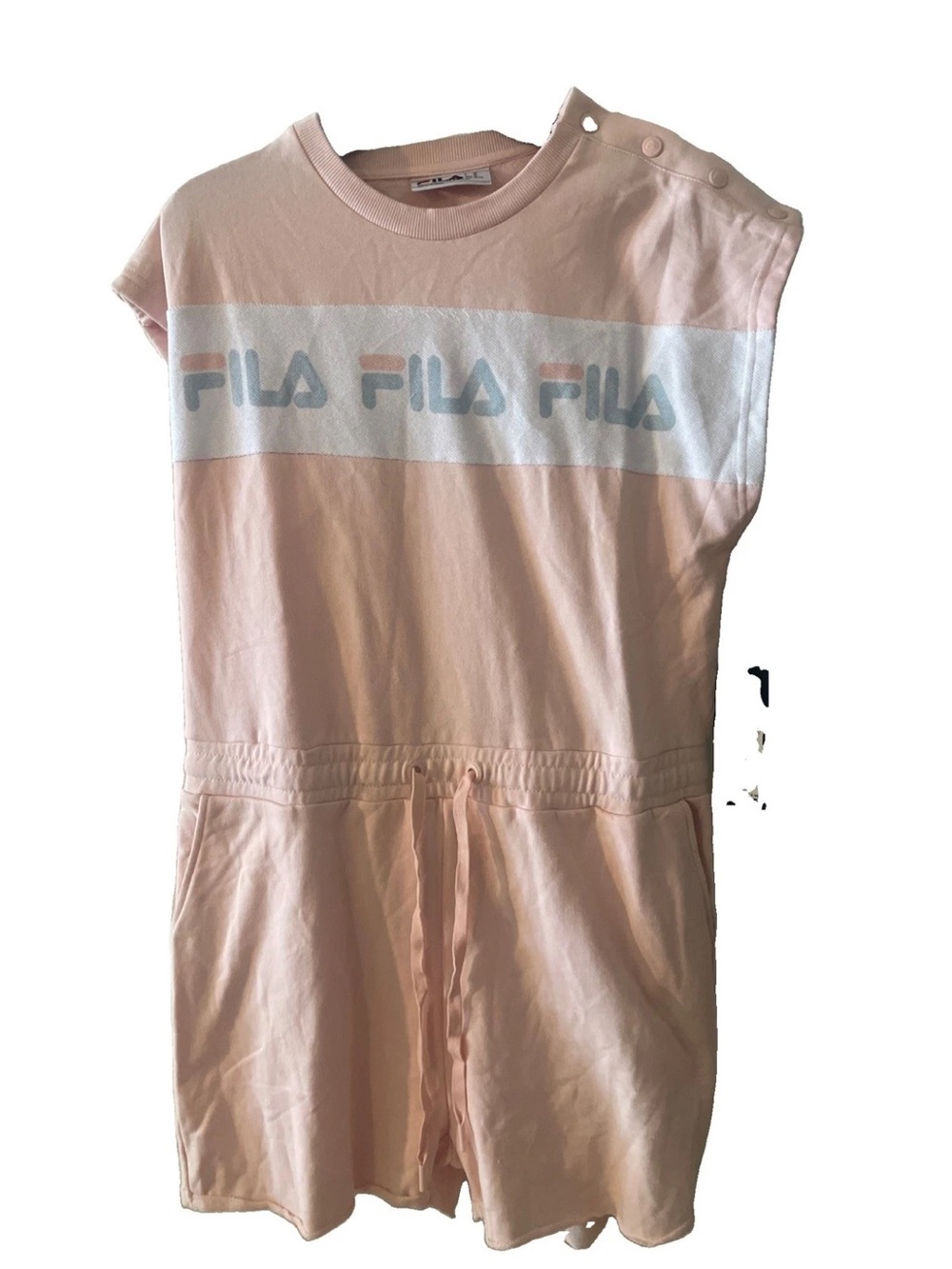 Fila Women Athleisure Costanza Romper xl nwt button shoulders